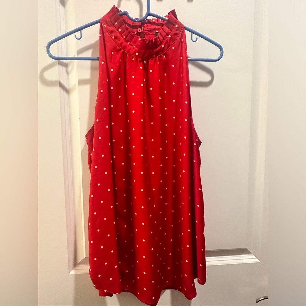 Red Ann Taylor Top